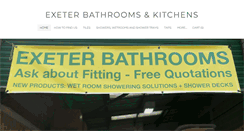 Desktop Screenshot of exeterbathrooms.co.uk